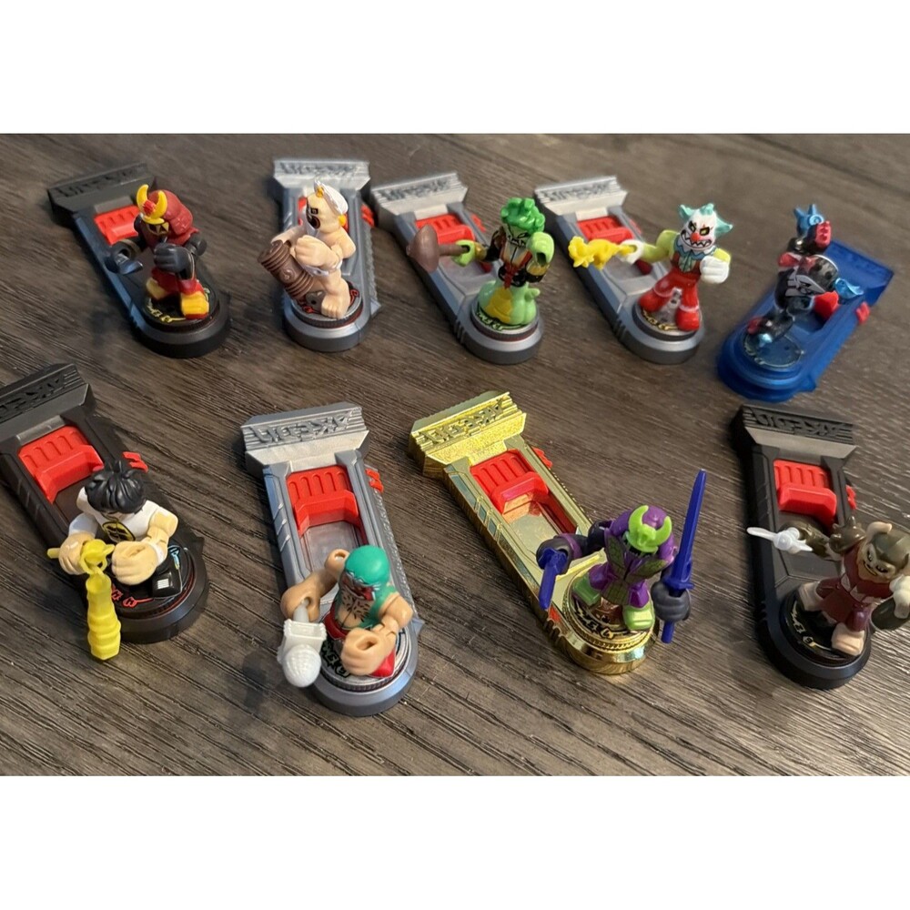 Legends of Akedo Ultimate Arcade Warriors Lot 9 Figures 9 Controllers Moose Toys